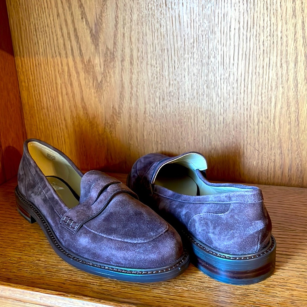 Chocolate brown Ann Taylor loafers